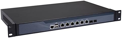 Защитна стена, VPN, монтаж в rack 1U, Устройство за мрежова сигурност, с AES-NI 6 Intel 82574L LAN 2 I-350 SFP Celeron 3855U Barebone R10