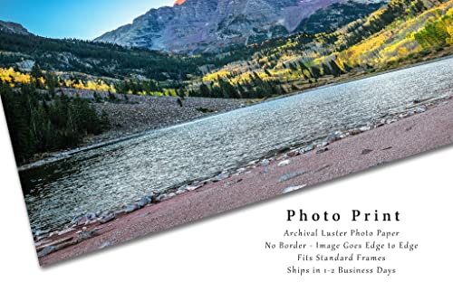 Западна фотография, Принт (без рамка), Изображението е тъмно-лилави камбанки Късно сутрин около Аспена, щата Колорадо в Скалистите планини, Стенно изкуство, Естеств