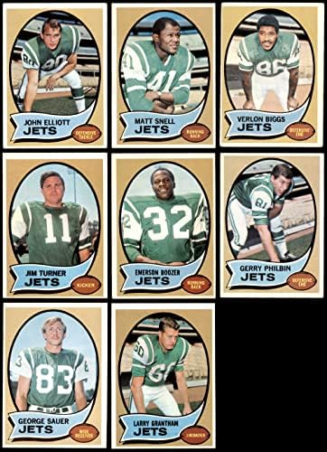 1970 Комплект команди Topps New York Jets Ню Йорк Джетс (комплект) EX+ Джетс