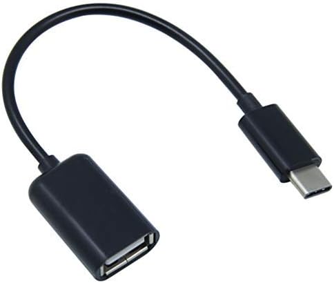 Адаптер за USB OTG-C 3.0, съвместим с Samsung Galaxy Tab S6 Lite (2022), осигурява бърз, доказан и многофункционално използване на функции като например клавиатури, флаш памети, мишки и т.н. (Черен)