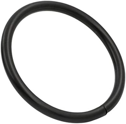 Tianbang Черно 2 Метално О-пръстен без Заваряване Опаковка от 4