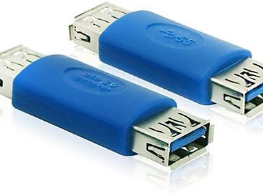 USB 3.0 Тип A Външен Конектор Тип Жена-Жена Удължител на Кабела Адаптер Синьо, Синьо