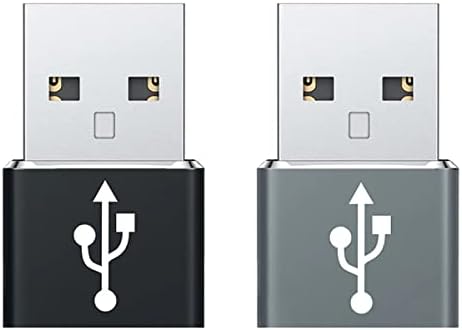 Бърз USB адаптер-C за свързване към USB конектора на Samsung SM-T866N (LTE/ 5G) за зарядни устройства, синхронизация, OTG-устройства, като клавиатура, мишка, Zip, геймпад, pd (2 опаковки)