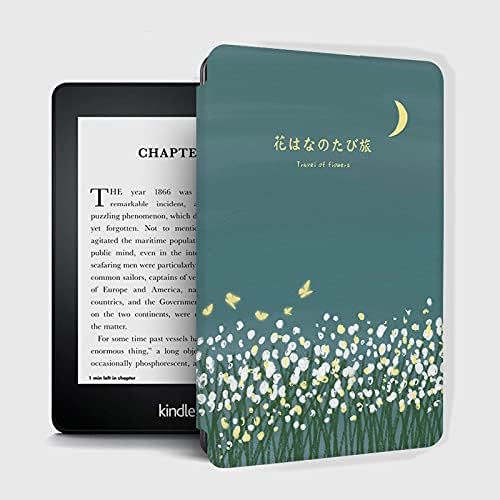 Калъф за четец на Kindle Touch 2014 (Kindle 7-то поколение), тънък Защитен калъф, умен калъф за модели на Wp63Gw с функция за сън/събуждане, пътуване с цветя
