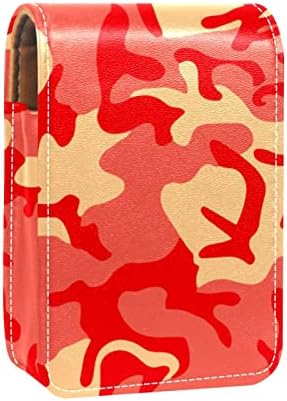 Камуфляжные Розови Военни Мини-Козметични Чанти за Тюбиков Червило Кожен Калъф за Червило на Притежателя