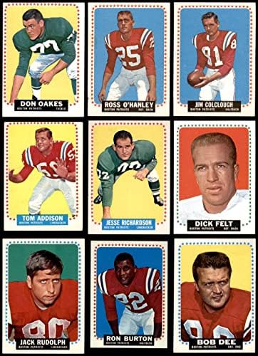 1964 Набор от команди Topps New England Patriots New England Patriots (Комплект) EX+ Patriots