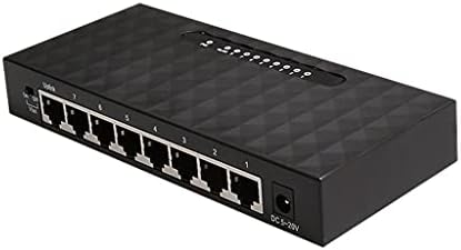 n/a 8-port gigabit Ethernet Smart Switcher Високоскоростен мрежов комутатор 1000 Mbps RJ-45 Хъб Интернет-сплитер (Цвят: както е показано, размер: един размер)