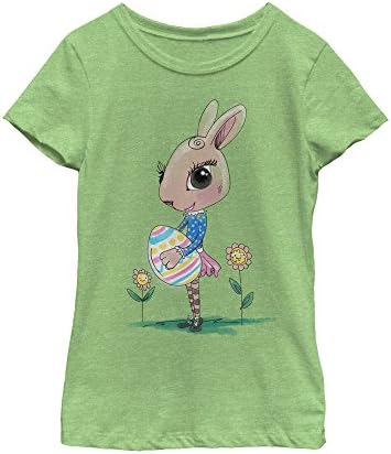 Очарователен Великден тениска с Кроличьими яйца за момичета на Петото слънце