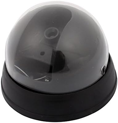 Aexit Фалшив Електронна система за видеонаблюдение Куполна Камера за Сигурност С Мигаща в Червено Led Осветление За Наблюдение На Дома