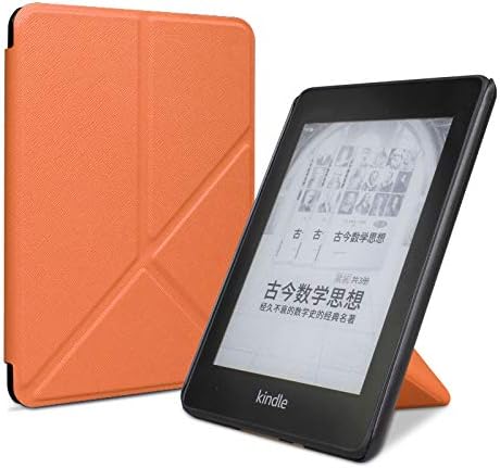Калъф за Kindle Paperwhite 11-то поколение Калъф-поставка 2021 6,8 См, изкуствена кожа Smart-калъф за Kindle 11-то поколение 2022 6 сантиметра, с магнитна защита Тънък калъф, Тъмно синьо, 2022 6 инча