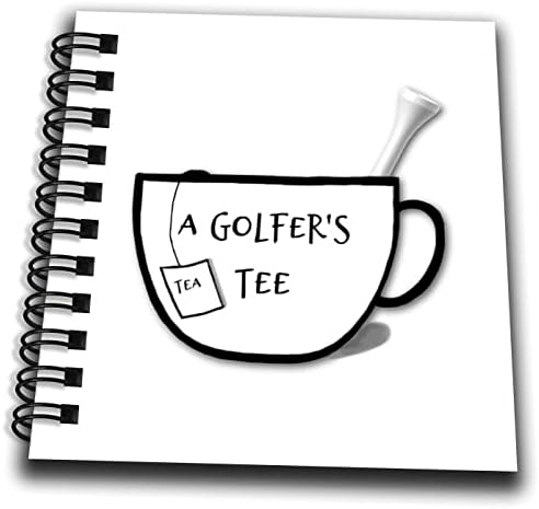 Триизмерна чаша за чай с фланелка за голф и текст Вътре - Книги за рисуване (db-363554-2)