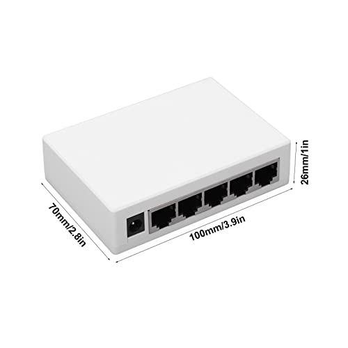 5-Портов Gigabit Ethernet Unmanaged switch Plug & Play Мрежов комутатор Тенис на Ethernet-сплитер (1000 М)