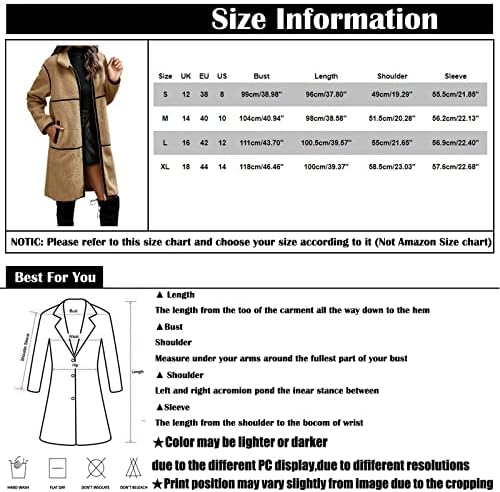 Дамско яке оверсайз, однотонная удобна горна дреха с дълъг ръкав, зимно свободно палто, ежедневното кардиганное палто