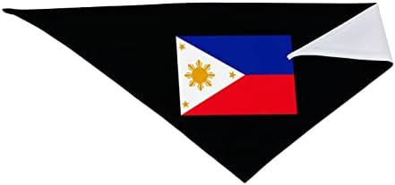 Флаг на Филипините Домашно Куче Кученце Котка Балаклава Триъгълни Престилки Шал, Кърпа Шийната Яка Кърпичка Mchoice за Всички Домашни Любимци