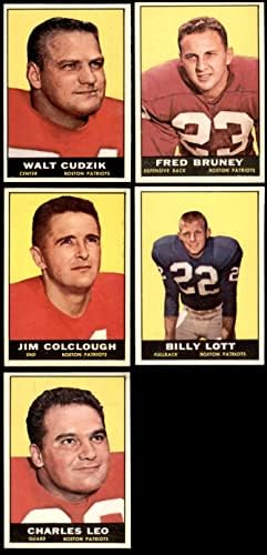 1961 Topps New England Patriots Team Set Патриоти Нова Англия (Комплект) EX/MT + Патриоти