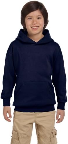 Hanes - Младежки Удобен Пуловер С качулка, Hoody