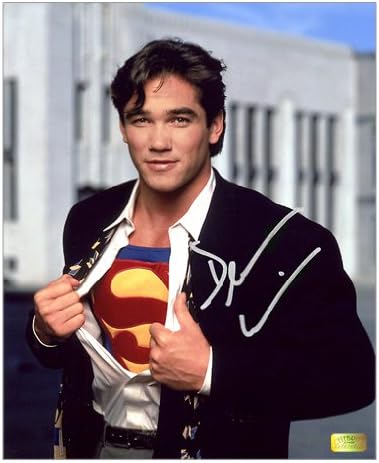 Дийн Кейн е оставил автограф 8x10 Новите приключения на Супермен Кент на снимки на Супермен